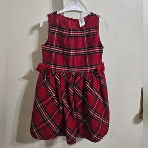 Carter's Red Plaid Kids Dress